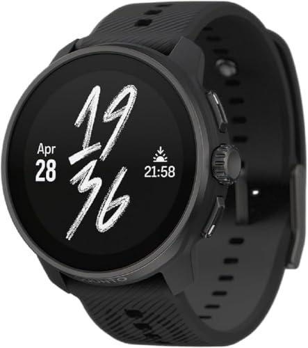 SUUNTO Race S Men's Sports Watch, GPS Running Activity Tracker, Bi-Band GNSS Offline Map, AMOLED Touch Screen, Smartwatch Heart Rate Monitor Pedometer Altimeter, 13 Days Battery Life