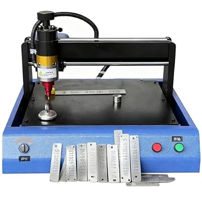 AOXHUGB Metal Engraving Machine, Dot Peen Engraver for Tag and Nameplate Marking, Depth 0.05mm-1mm, Ideal for Metal and Steel Signs, Engraving Area 200x150mm (200 * 150mm)