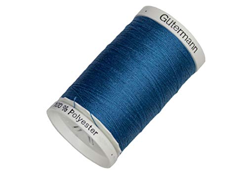 Hilo Gutermann de Poliéster 547 Yardas Azul Ming miniatura 1