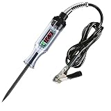 Test Light Automotive,Circuit Tester 3-48V DC Digital LCD Display, for Sedan, SUV, RV, Truck (Voltag