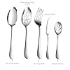 Silverware Set for 12, 65 Piece Stainless Steel Flatware Cutlery Fork and Spoon Set with Serving Utensils Set, Dishwasher Safe, Gift Package for Wedding Housewarming #3