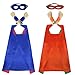 Produktbild COSORO 70cm Capes und Masken für Kinder Kostüme Masquerade,Geburtstag, Weihnachten,Halloween Party Supplies(2 Sets Mit Armband)