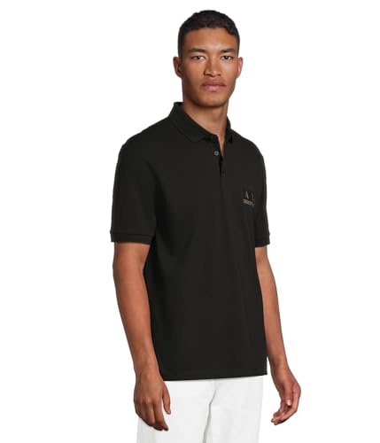 Armani Exchange Polo de Algodón con Detalles Dorados miniatura 2