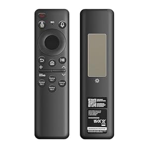 Fernbedienung für Samsung Smart TV, BN59-01432A Ersatz Fernbedienung mit Sprachsuche, Solar Charging Remote Control Universalfernbedienung Kompatibel für Samsung Frame Neo QLED 4K 8K HDR Smart TV