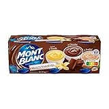  MONT BLANC - Crème Dessert Multivariétés Chocolat/Vanille/Praliné 6X125G - Lot De 3 - livraison offerte