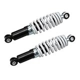 TianDiPRO Pair 235mm 9' 350LBS Rear Shock Suspension Spring Absorber For Dirt Bike Quad ATV Scooter Go kart