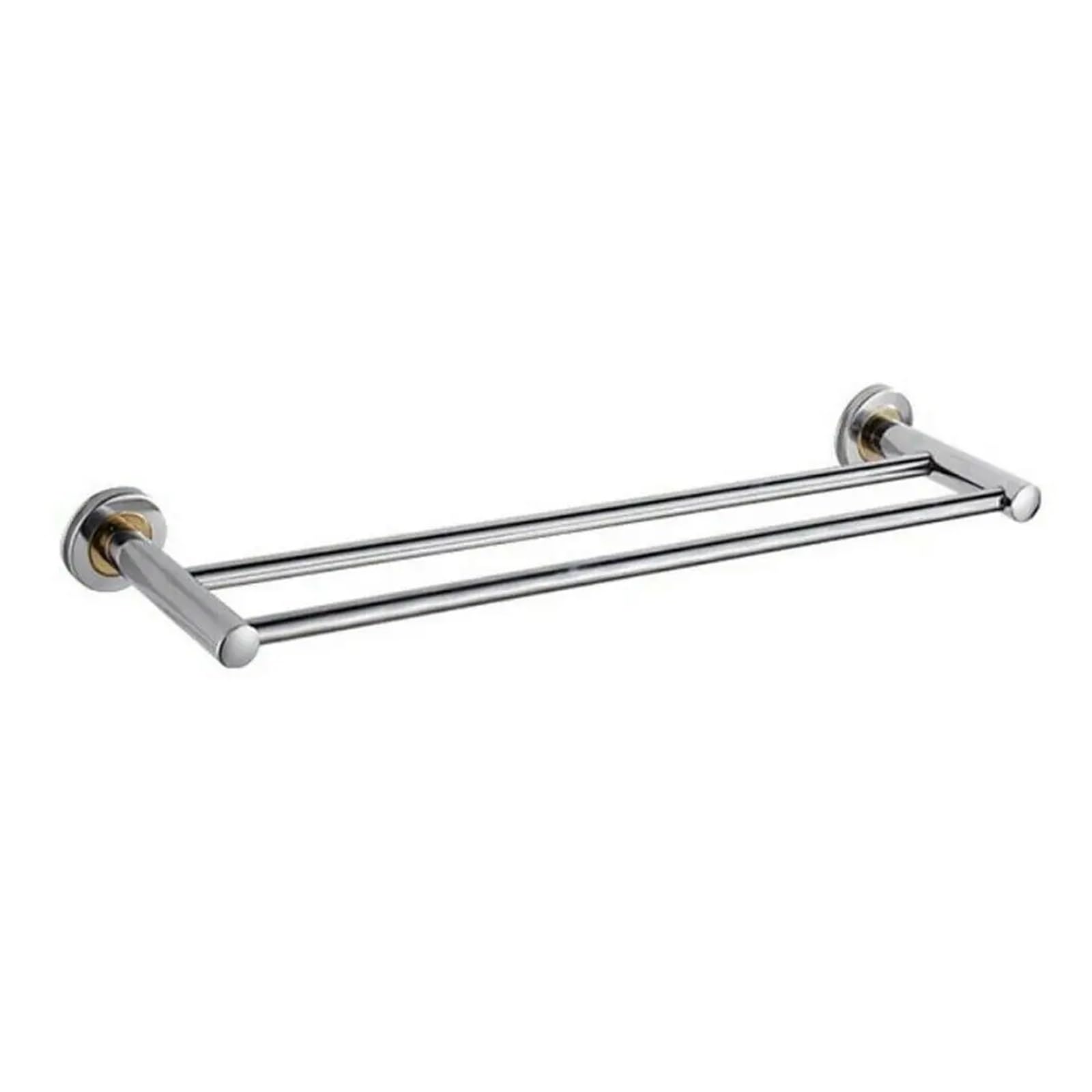1pc 40/50cm Organizer Hanger Holder Bracket Toilet Towel Rack Bathroom Bar Clothes Storage Shelf(50 double towl rail)