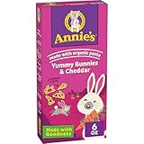 Annie's Yummy Bunnies and Cheddar, Made with Real Cheese and Organic Pasta, 6 oz
