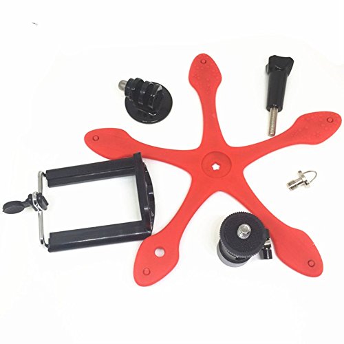 Tripod 19S - Treppiede Leggero In Alluminio Con Adattatore Universale Per Smartphone - Altezza Regolabile, Gambe Flessibili - 3