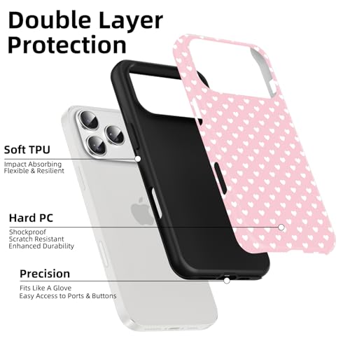 Coque antichoc iPhone 17 Pro Max rose MagSafe antichoc 2 couches - 4