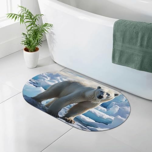 Tapis de bain super absorbant en diatomée séchage rapide pour douche