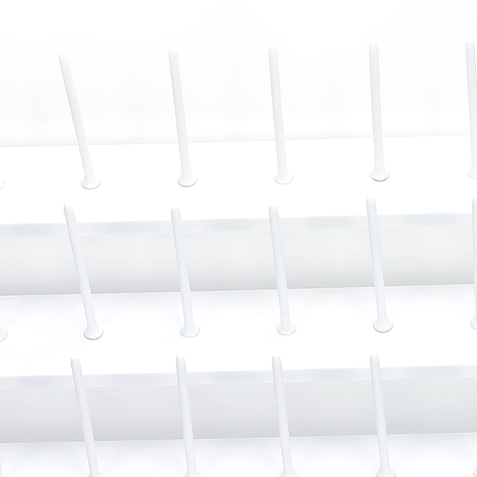 Plastikowy stojak na nici z 60 szpulami |Uporządkuj przestrzeń do szycia/Zredukuj bałagan |Uchwyt na szpulę montowany na ścianie do domowych maszyn hafciarskich/owerlokowych