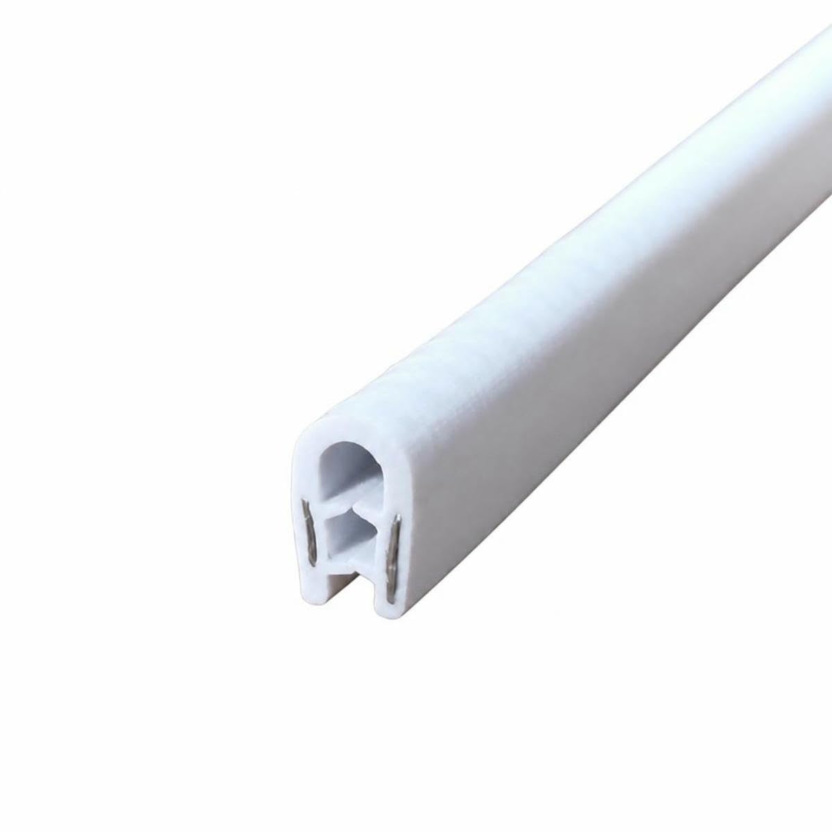 1/3/5M U-Shaped Sealing Strip Rubber Edging Stainless Steel Edge Sealing Protectio Door Seal Strip Car Seals Strips-A-1M