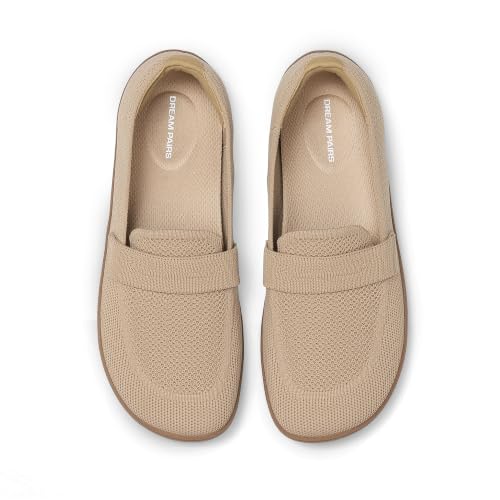 DREAM PAIRS Wide Toe Knit Loafers