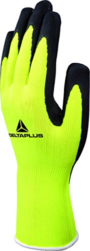 Delta plus - Guante apollon terileno amarillo fluo/negro talla 8