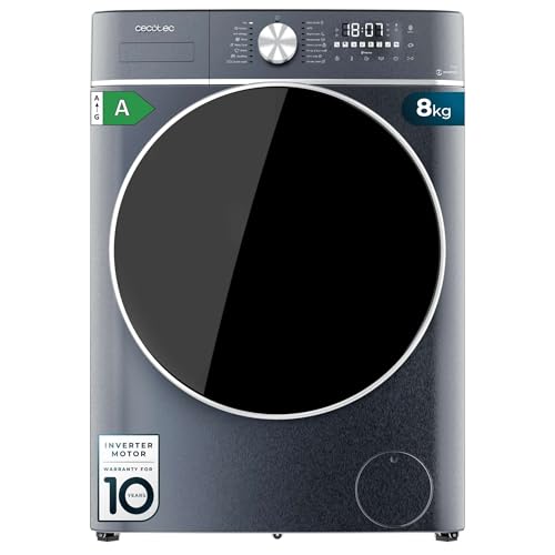 Cecotec Lavadora 8Kg Carga Frontal Bolero DressCode 8800 Inverter Ice Blue A. 2000W,...