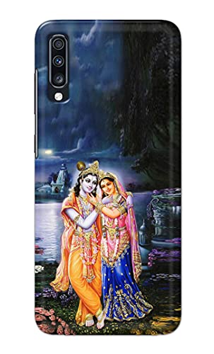 Image of Printed Hard Back Cover Case for Samsung Galaxy A70 | Samsung Galaxy A70s Back Cover (Radha Krishna) -1803
