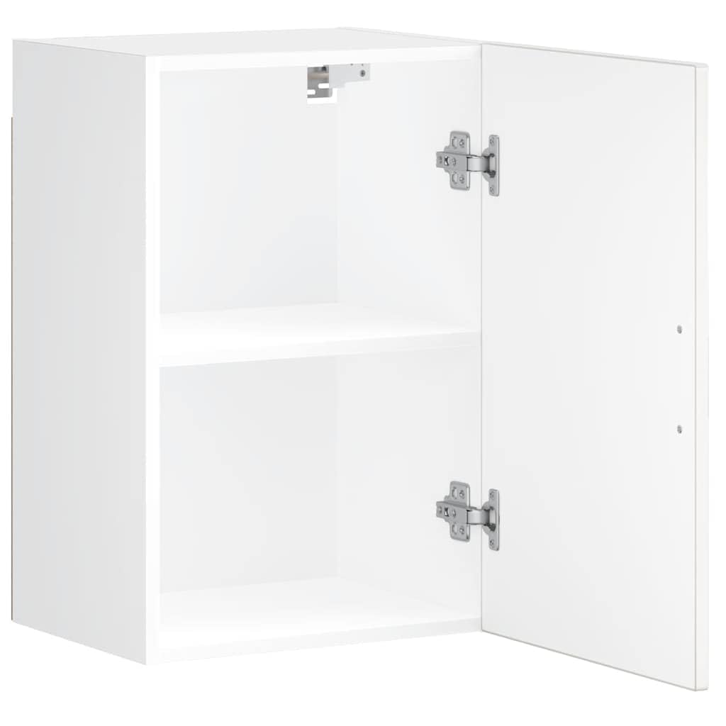 Küchen-Hängeschrank Porto Hochglanz-Weiß aus Holzwerkstoff 40x31x60 cm Wandschrank mit viel Stauraum für Geschirr Teller Tassen und Küchenutensilien vielseitiger Vorratsschrank für Küche und
