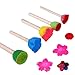 FeiyanfyQ Lot de 5 éponges en bois pour peinture et graffitis, jouets éducatifs pour enfants - - Taille unique