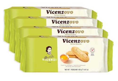 4X Vicenzovo Savoiardi Classici Senza Glutine per vicenzi 125g