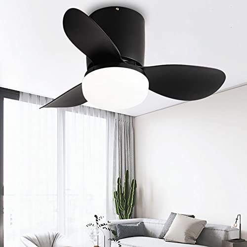 Mini ventilateur de plafond silencieux 6 vitesses éclairage salon