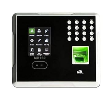 ESSL MB 160 Face Time Attendance with Access Control System (Black)