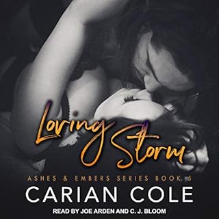 Loving Storm Audiolibro Por Carian Cole arte de portada