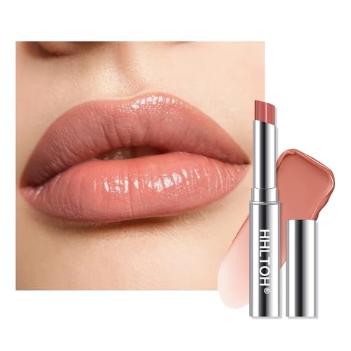 Image of Honey Nude Tinted Lip Balm for Women, Hydrating Lip Oil Stick Lip Gloss Lipstick for Mature Skin, Sheer Lightweight Moisturizing Lip Tint Balm with Natural Shine, Vegan & Cruelty-Free