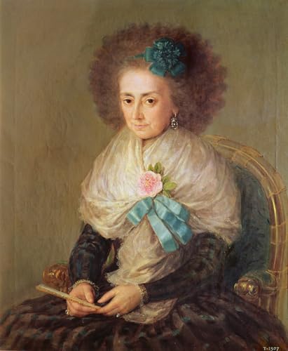 Tableaux Goya Dona Maria Antonia Gonzaga Toile Moderne Portrait Haute Définition