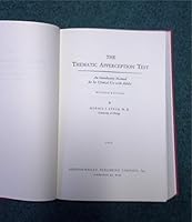 The thematic apperception test: An introductory manual for its clinical use with adults B000IALY52 Book Cover