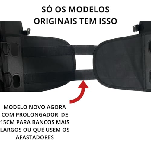 Alforge Para Moto 58l Lateral Rigida Premium Luxo + Capas
