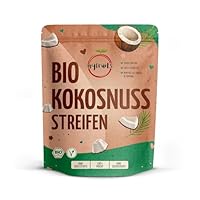 myfruits Bio Kokoschips 150g – Knusprige getrocknete Kokosnuss-Chips, 100% natürlich, ohne Zuckerzusatz, vegan & glutenfrei