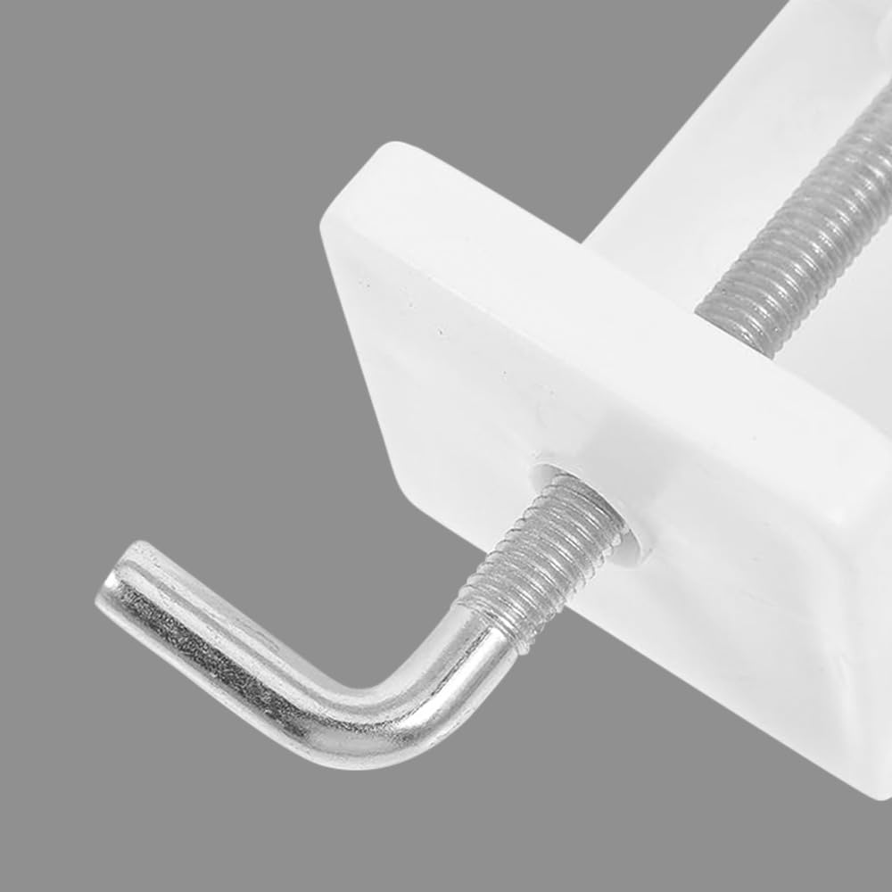 D-DIVINE Wig Mannequin Head Stand Holder, 1 Pack Cosmetology Manikin Stand Mannequin Head Holder Clamp, White Color 1