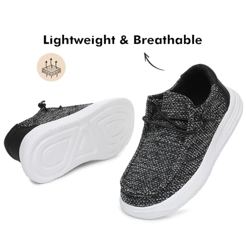 Ahannie Kids Lightweight Slip-On Walking Loafers – Breathable, Comfortable, Easy On/Off Casual Shoes for Boys & Girls(Todler/Little Kid/Big Kid)4