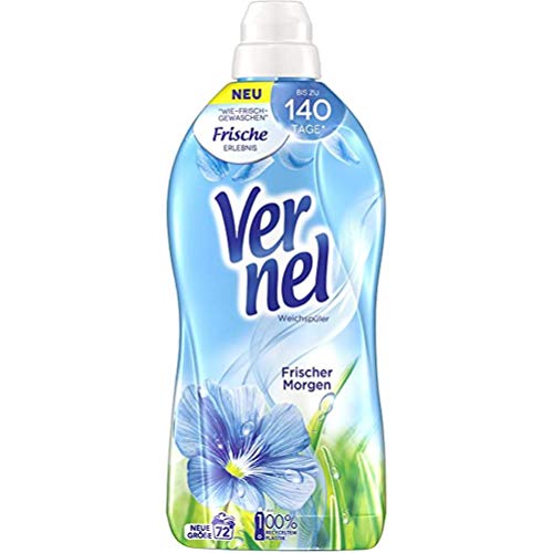 Vernel Fresh Morning Concentrated Fabric Softener -1.8 L / 72 WL
