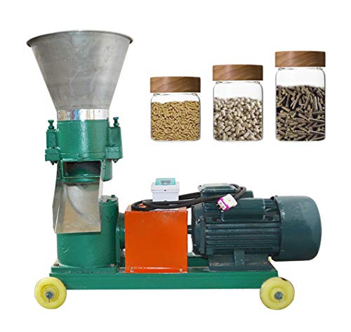 INTBUYING 8mm 3KW Farm Animal Pellet Mill Chicken Feed Pellet Duck Mill Machine 220V