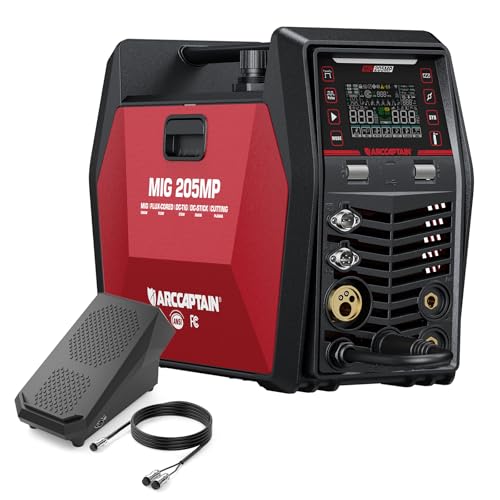 ARCCAPTAIN MIG205MP MIG Welder 9 IN 1 iControl APP...