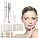 Eyelid Tape, Eyelid Lifter Strips, 1008PCS Invisible Double Eyelid Stickers, Waterproof Double Eyelid, One Side Eyelid Tape Stickers, Breathable Eyelid Tapes, for Droopy, Uneven, Mono-eyelids