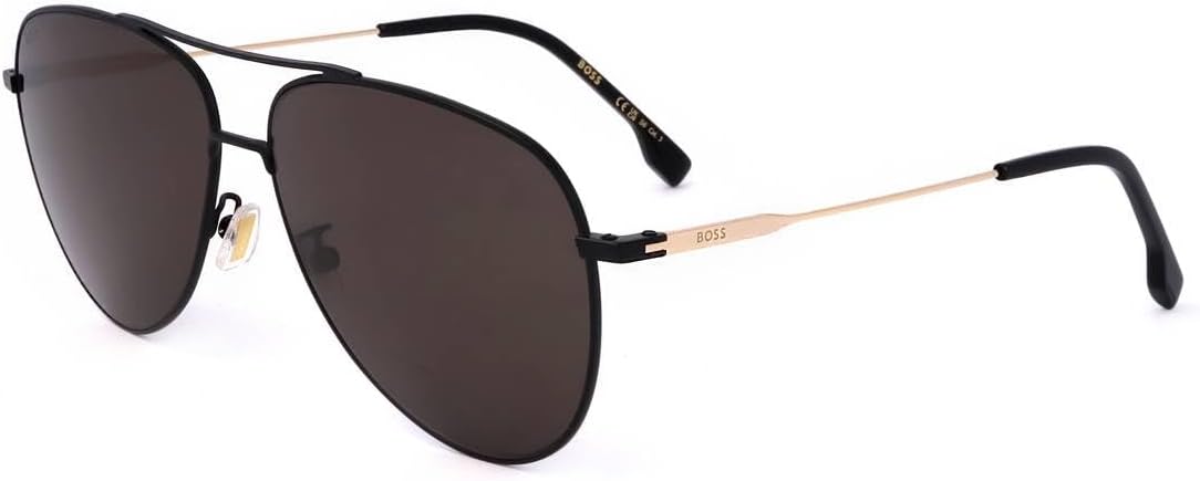 Hugo Boss BOSS 1558/O/F/S MATTE BLACK GOLD Size 63 Sunglasses Man