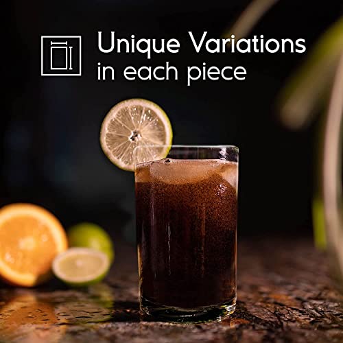 Clear-14-oz-Drinking-Glasses-set-of-6-Recycled-Glass-Lead-free-Toxin-Free-Drinking