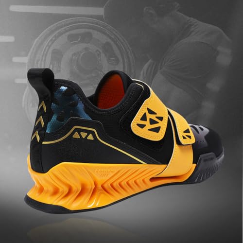 Weightlifting Shoes, Powerlifting Shoes Gym Shoes for Crossfit Lifting Footwear, Weight Lifting Shoes for Heavy Lifting Deadlifting Weight Training, Squat Shoe for Men Women3