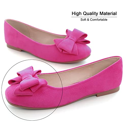 Image of Dear Time Women's Flats Shoes Bowknot Dressy Ballets Loafers Wedding Business Casual Walking Shoes