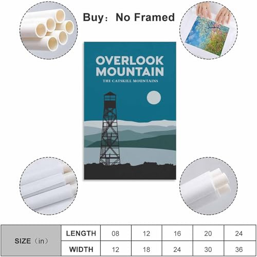 Póster en lienzo de Catskills Mountain para transformar paredes vacías y aburridas 2
