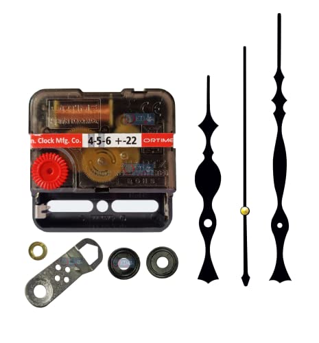Image of KEDAR Ajanta Quartz Ortime Sweep & Silent Movement Machine for Wall Clock with Fancy Needles (Made in India)-S024