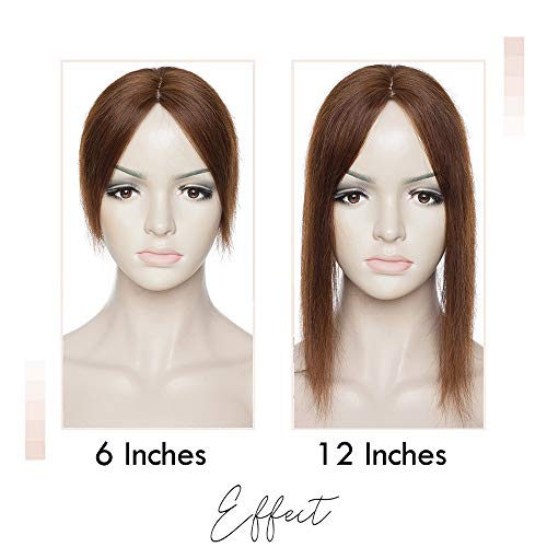 Elailite Toupet Capelli Veri Clip Topper Donna