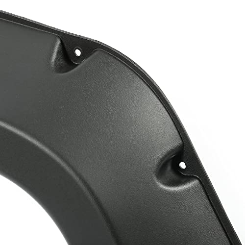 Kuafu Fender Flares Compatible With 2008-2010 Polaris Rzr 800 Rzr 4 800 Rzr 800 S Arches Extensions 4Pcs Pocket-Riveted Design Wheel Fender Flares Set Front & Rear Black #TOP2