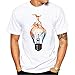 Produktbild RCFRGV T-Shirts Herren T-Shirts Sommer Mode Glühbirne Gym Print T-Shirt Lustige Männer Casual O-Neck Man T-Shirts Shirt