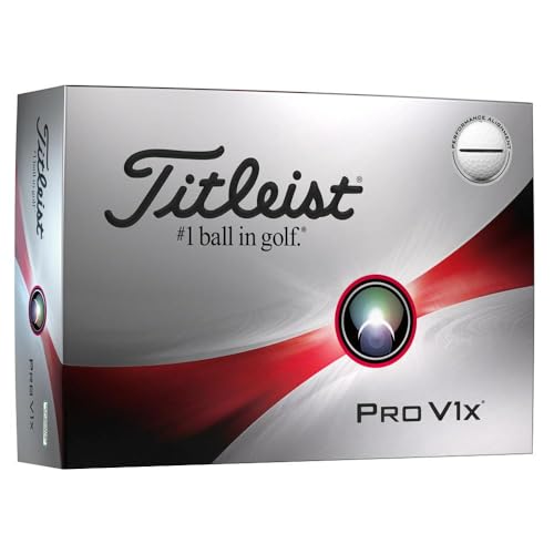 Titleist 2023 Pro V1x Golf Balls #1-#4 1 Dozen White with Black Alignment