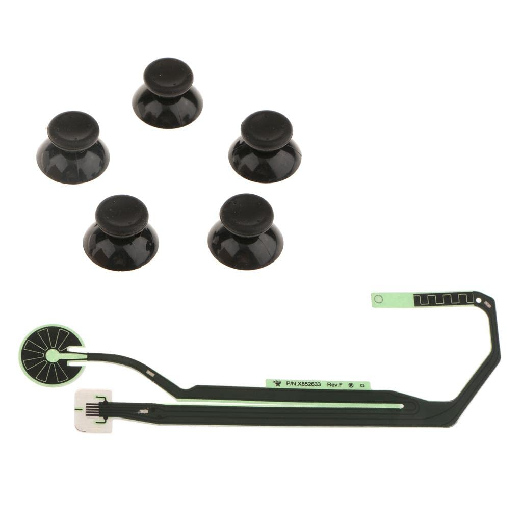 Merishopp Thumb Stick Grip Cap Cover + Power Button Flex Cable for 360 Slim|Video Games & Consoles | Video Game Accessories | Other Video Game Accessories-image-30
