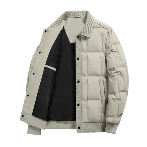 Chaqueta delgada de plumón para hombre: olvida el frío de otoño y el exceso de volumen